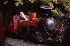 
Baldwin Pacific at the workshops, Llanberis Lake Railway, October 1974